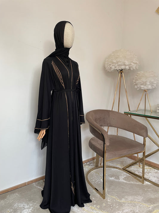 Abaya Umbrella Negra