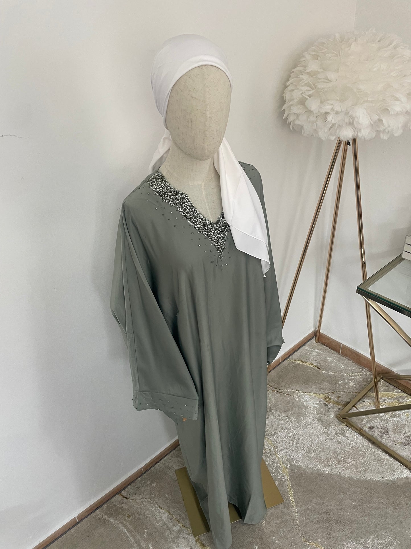 Abaya Qamar - Verde