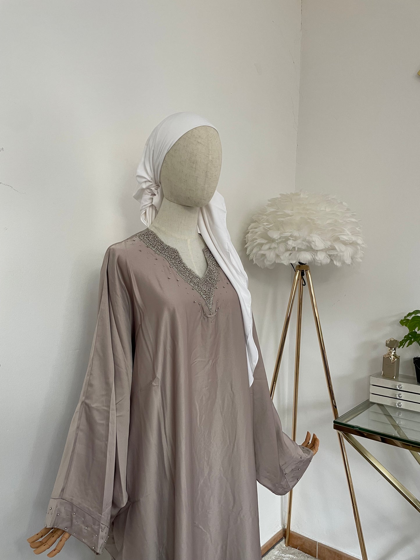 Abaya Qamar - Beige