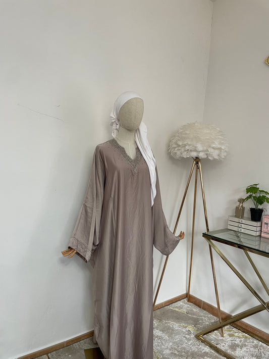 Abaya Qamar - Beige