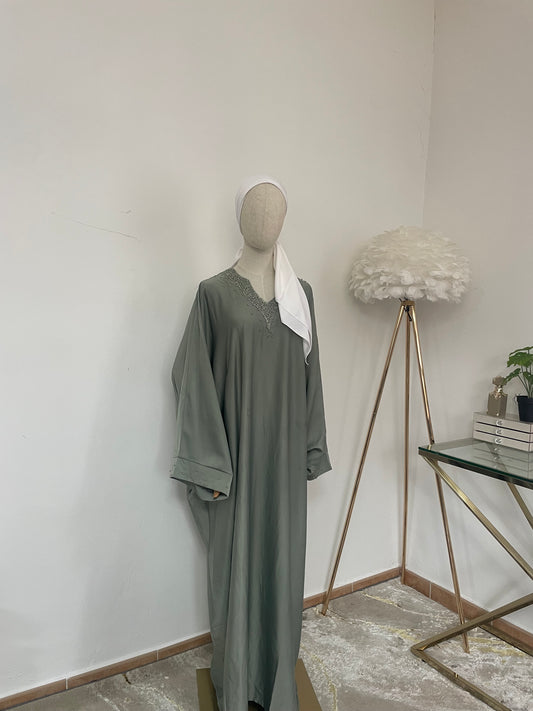 Abaya Qamar - Verde