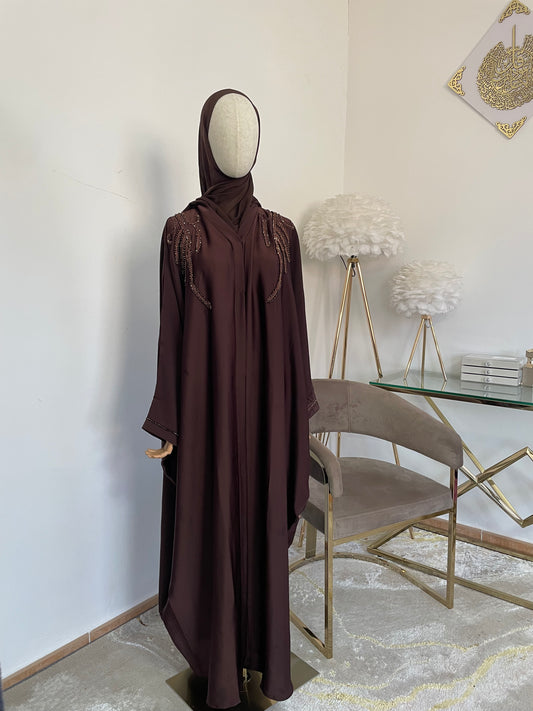 Abaya Farasha Marrón